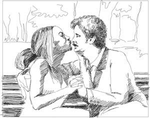 The Park Bench-Sketch